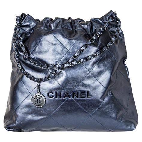 chanel handbags blue color|chanel 22 small handbag.